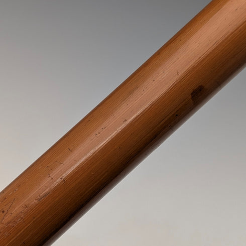 Early 20th century British antique horse measure walking stick, tan shaft, 93cm, Swaine & Adeney